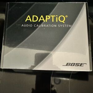 Bose ADAPTiQ Audio Calibration System in Black and Silver